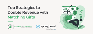 The title of the article: Top Strategies to Double Revenue with Matching Gifts