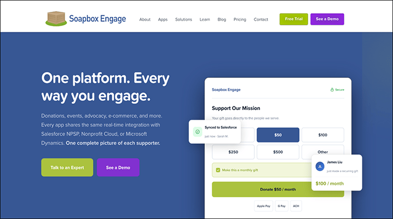Salesforce Donation Apps_Soapbox Engage