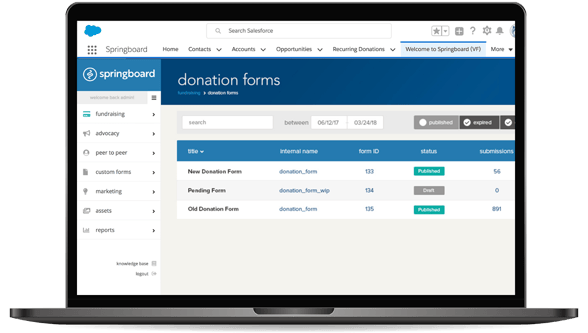 Springboard’s Salesforce advocacy software can take your nonprofit to new heights.