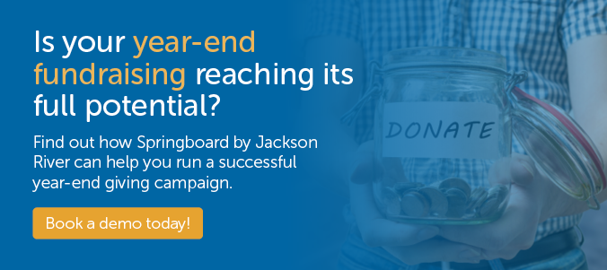 Book a demo with Springboard today to reach your year-end giving goals. 