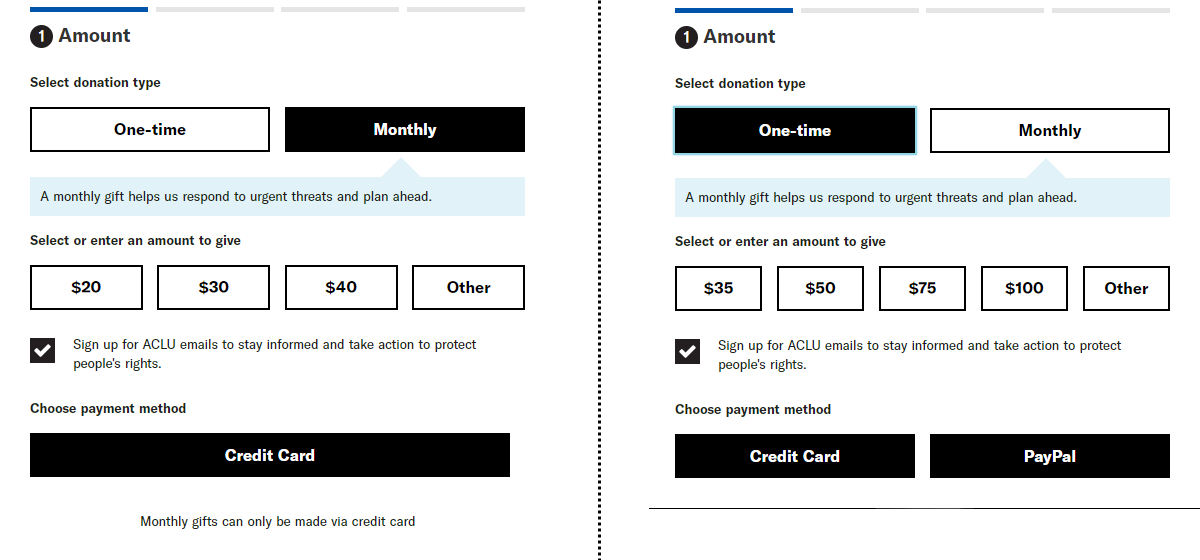 Boost sustainer donations with custom gift arrays and mesaging