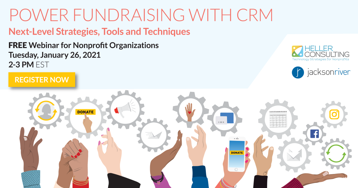 Power Fundraising with CRM webinar on Jan 26, 2021