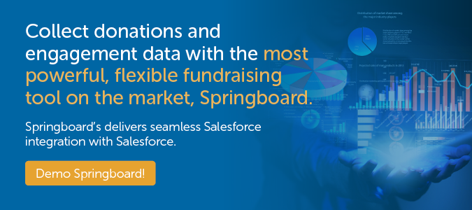 Collect donations and engagement data with the most powerful, flexible fundraising tool on the market, Springboard. Demo Springboard!