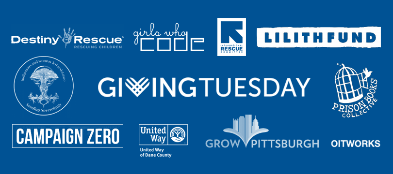 Giving Tuesday 2019, Where We Gave