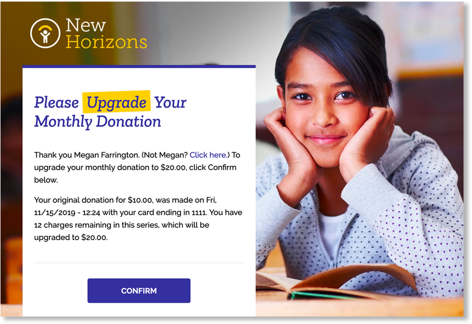 Sustaining Donation Form